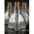 diamond shaped glass bottles bud vase reed diffuser